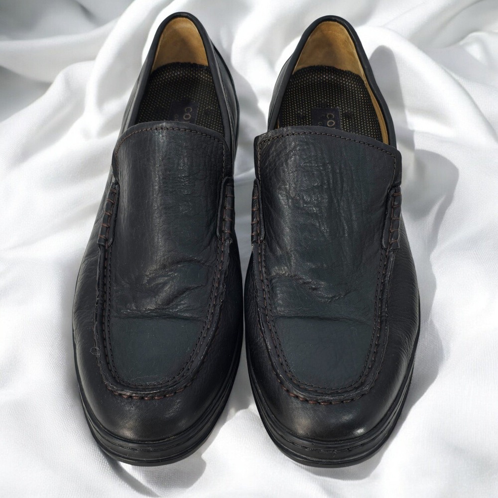 Cole Haan Grandseries Leather‎ Loafers Dress Shoes Slip On Black Men 10M Comfy